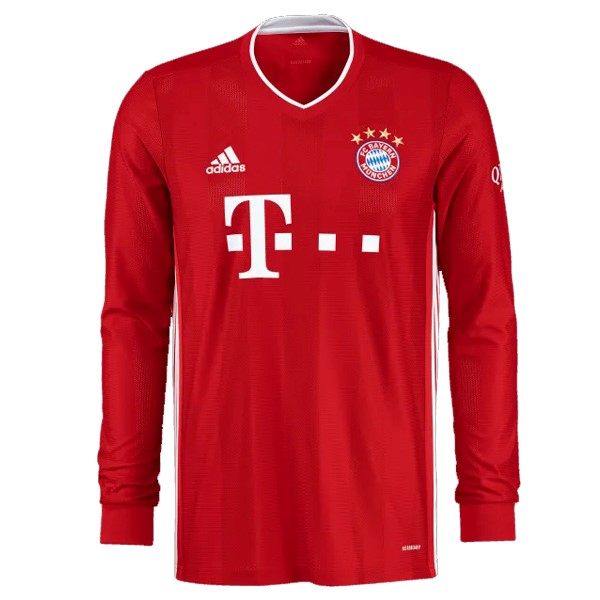 Camiseta Bayern Munich Primera equipo Manga Larga 2020-21 Rojo